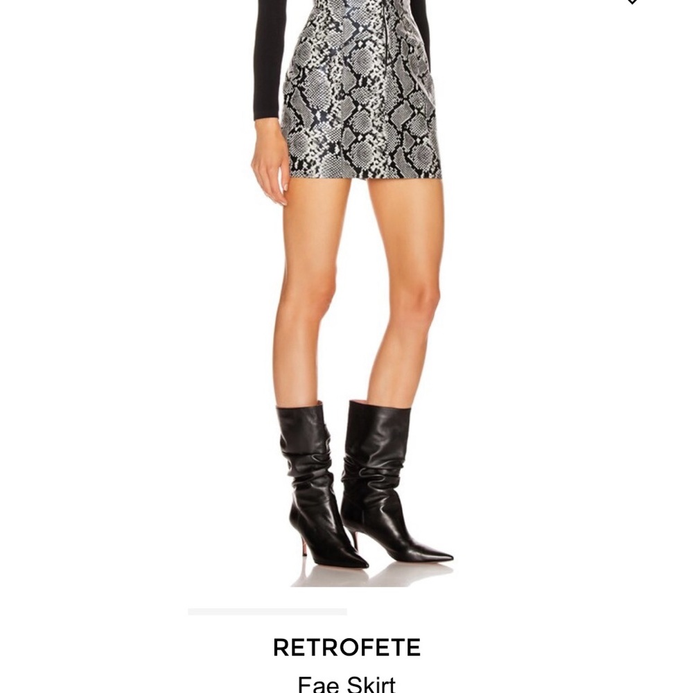 Retrofete Fae Skirt - 100% leather